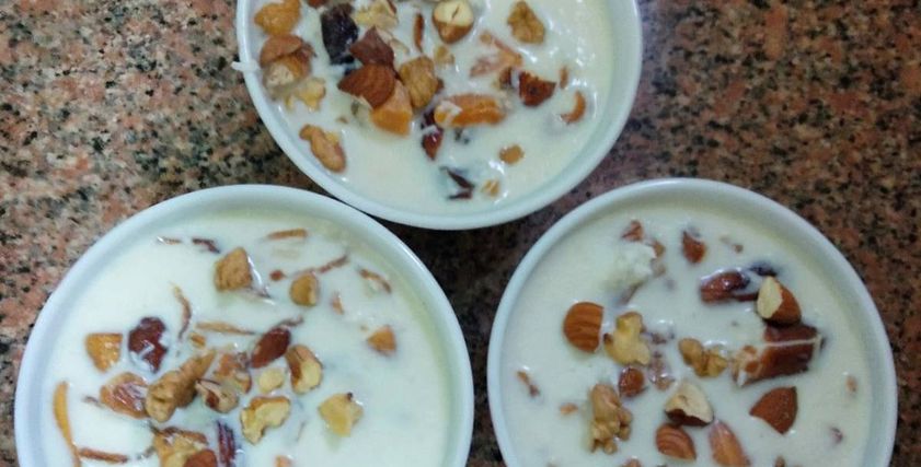طريقة عمل الخشاف باللبن