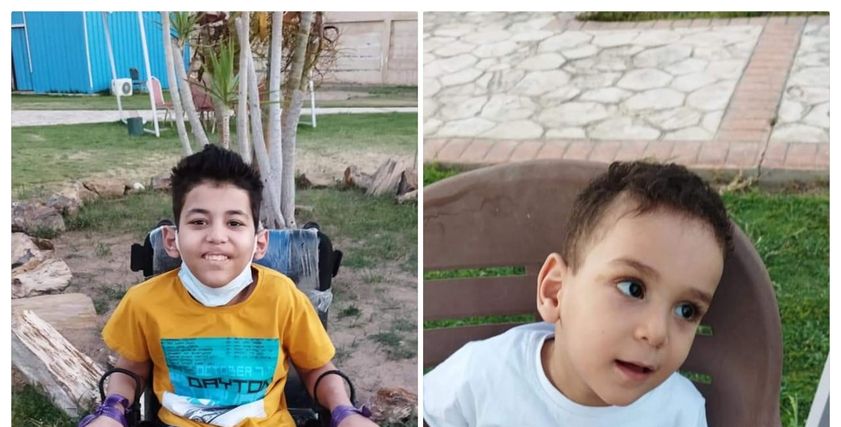 طفلان مصابان بمرض نادر متلازمة ليش نيهان