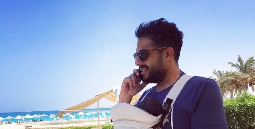محمد حماقي وابنته