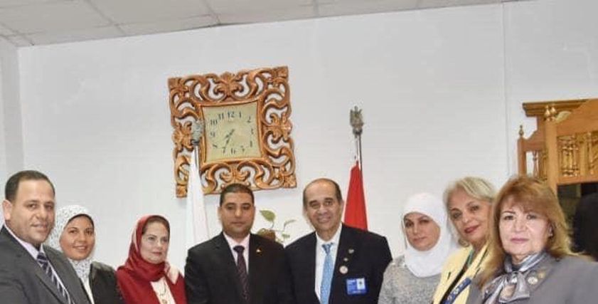 جانب من توقيع بروتوكول مشروع محو أمية ذوي القدرات الخاصة