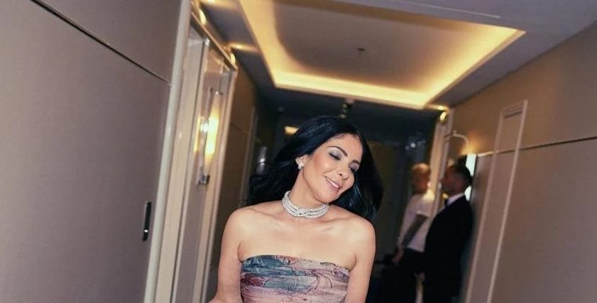 الفنانة منى زكي في مهرجان كان
