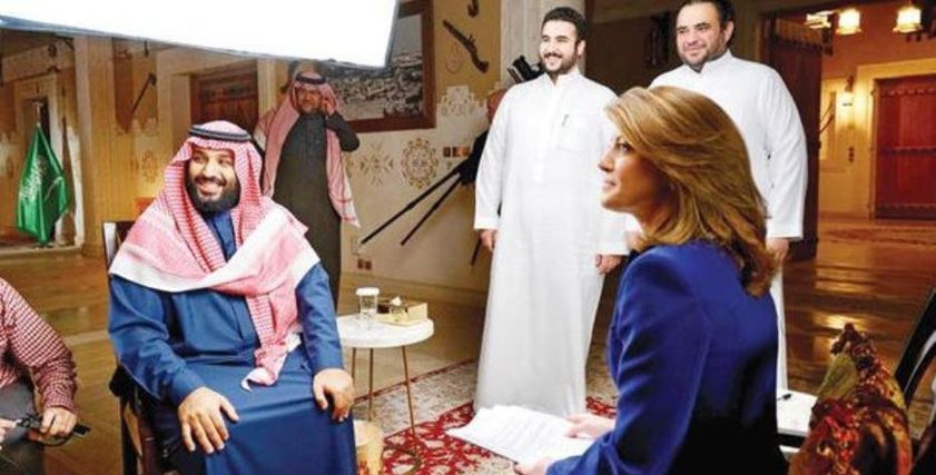 حوار المذيعة الأمريكية مع ولي العهد السعودي