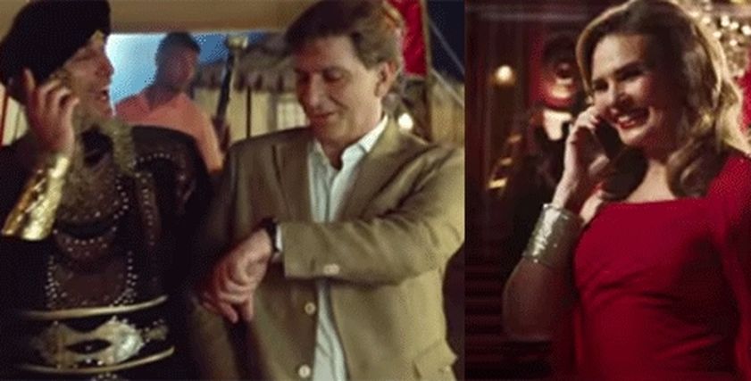 زوج يسرا يظهر مجددا ليحتضنها بعيد ميلادها