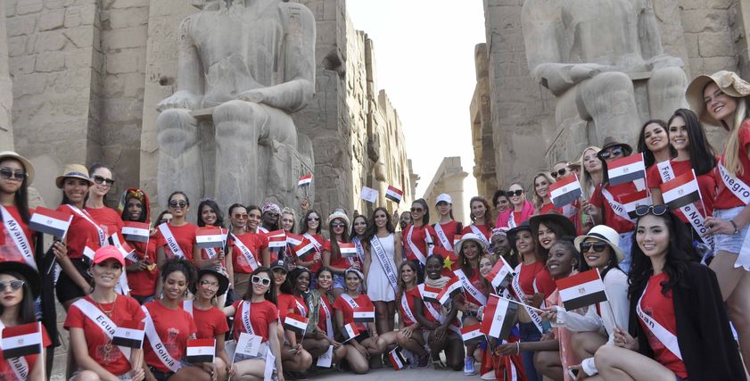 ملكات الجمال فى الاقصر
