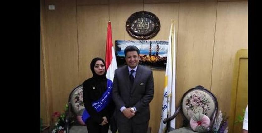 أحلام وليد، رئيس اتحاد طلاب جامعة دمياط