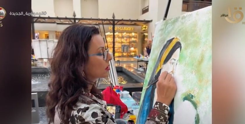 جانب من منتدى المرأة العالمي للفنون بالغردقة