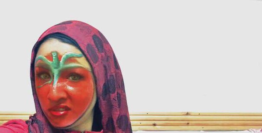 سمر ترسم طماطم في الهالوين