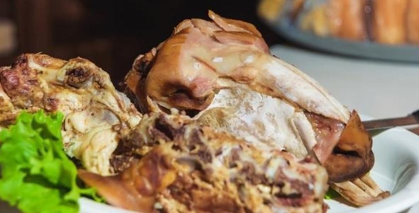 رأس الأغنام المحمصة