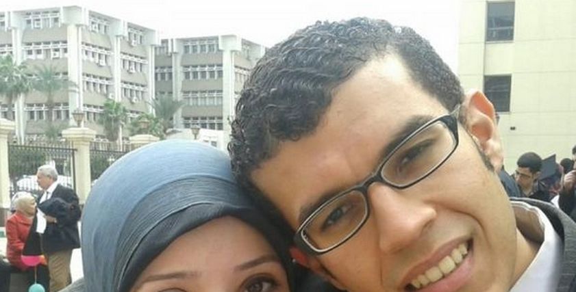 الطبيبة الراحلة رغدة الدخاخني وزوجها