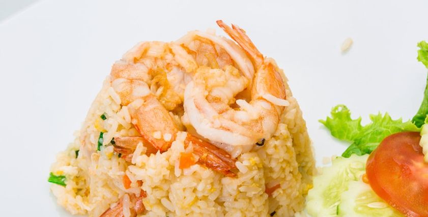 طبق ارز الصيادية بالجمبري