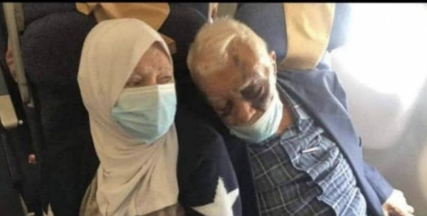 حسن وهو متوفي على كتف سهيلة