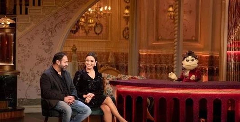 الفنانة ريهام عبد الغفور وزوجها