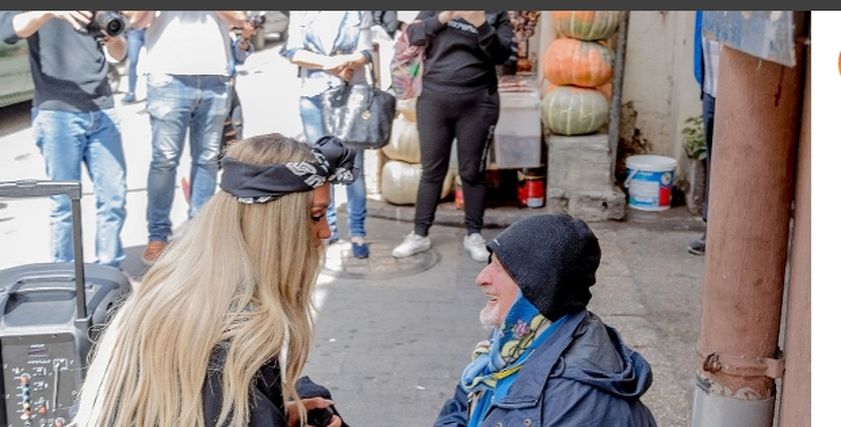 مايا دياب في صحبة الفقراء