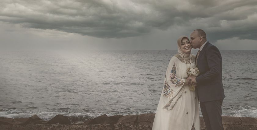 سيشن العروسين في نوة إسكندرية