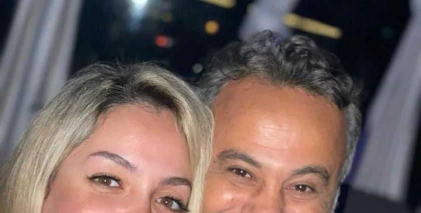 الفنان إيهاب فهمي وزوجته يسرا