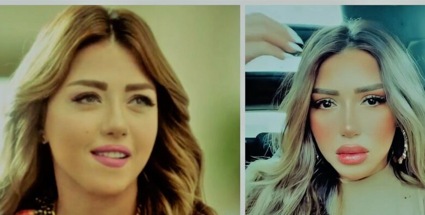 سارة سلامة قبل وبعد تغيير شكلها