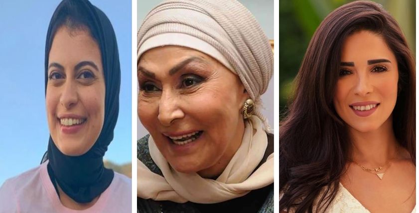 أسماء مصطفى وسهير البابلي وسلمى الزرقا