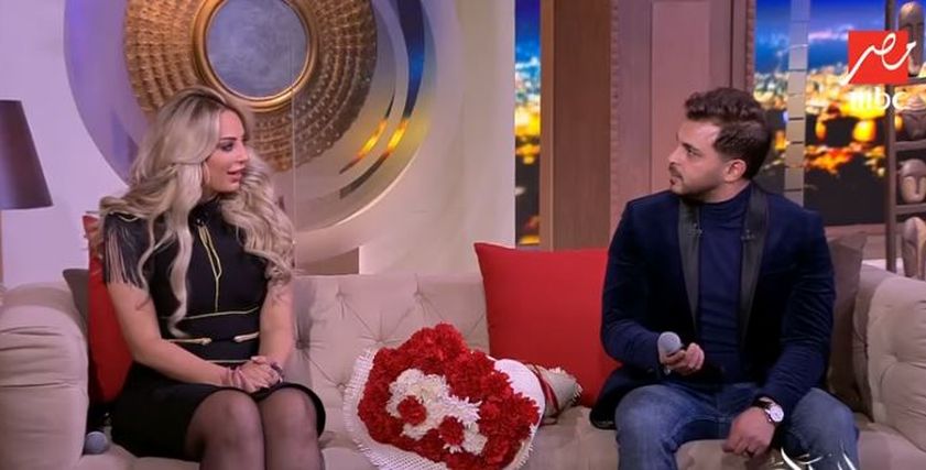 مي حلمي ومحمد رشاد