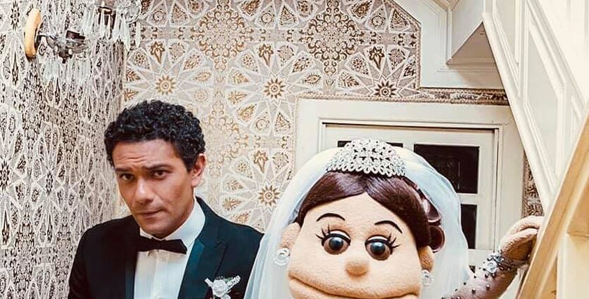 بالصور| زفاف آسر ياسين وأبلة فاهيتا بعدسة خالد فضة