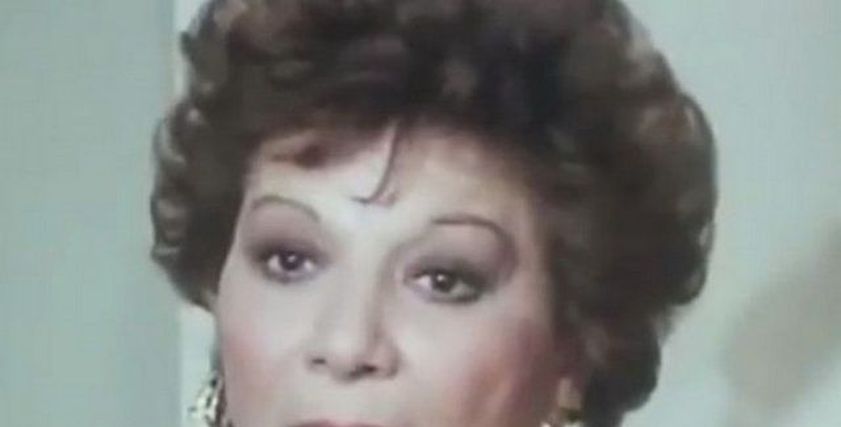 الفنانة عايدة عبدالعزيز في أحد أدوارها