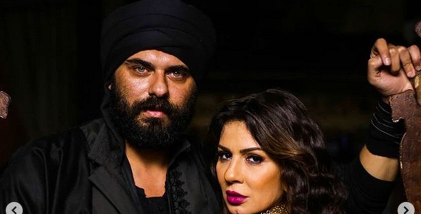 نجلاء بدر وأحمد صلاح حسنب