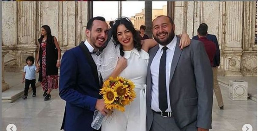 نجمة سابع جار تحتفل بعقد قرانها