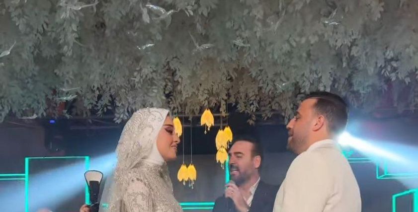 صورة من حفل الزفاف بطلخا