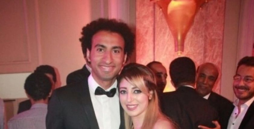 علي ربيع وزوجته ندى محمود