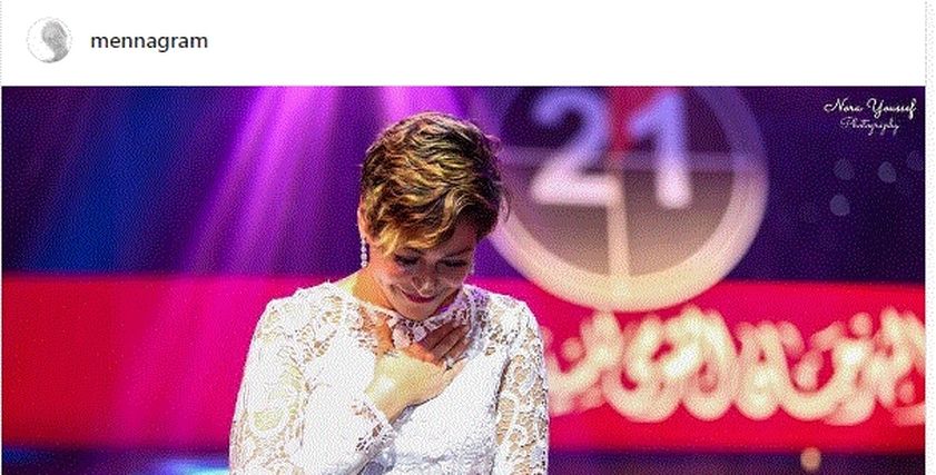 الفنانة منة شلبي