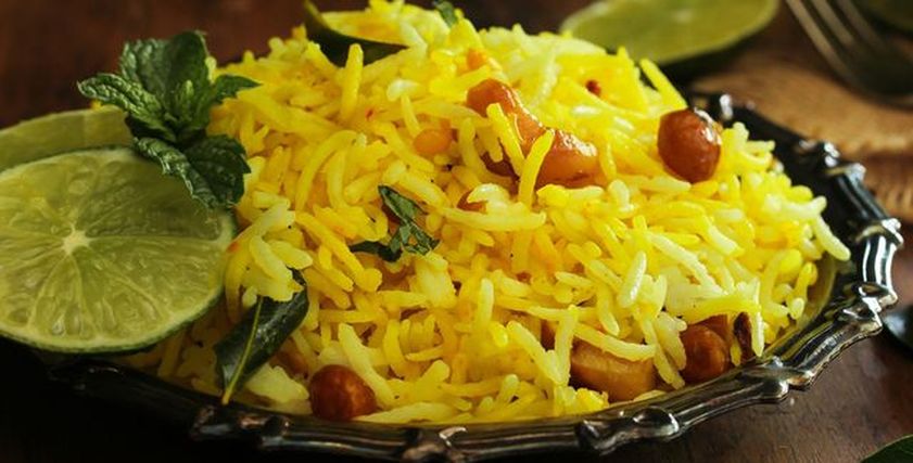 طريقة عمل الأرز البسمتى الأصفر