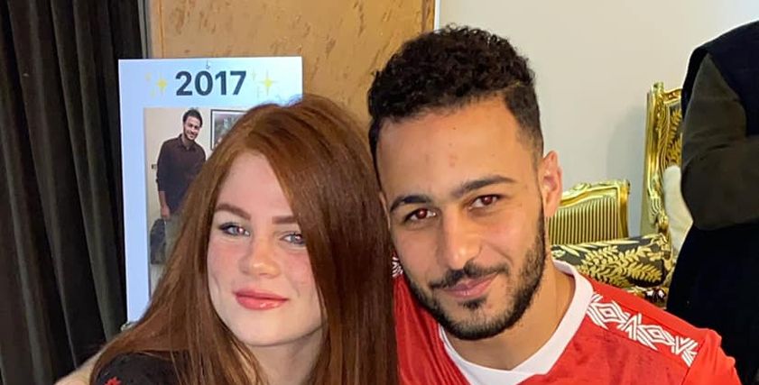 سلمى الجابري وزوجها أحمد بيكهام 