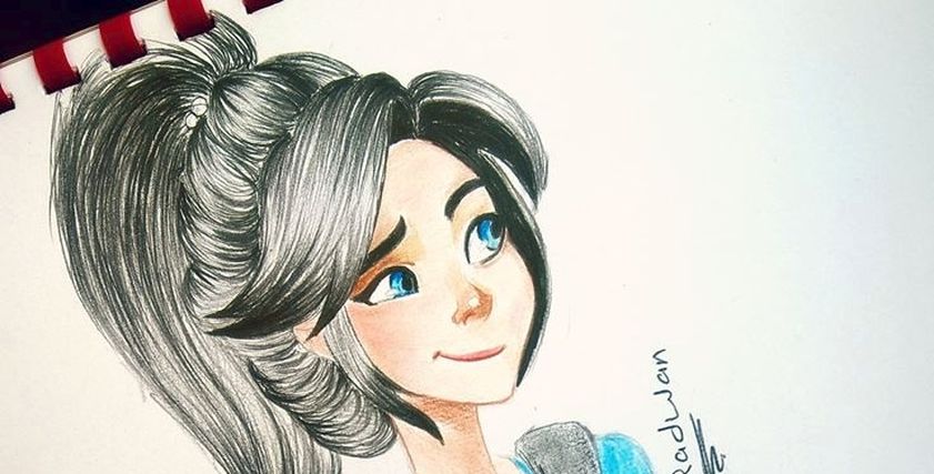 منة الله.. تهوى رسم شخصيات بنات من خيالها وتخطط لرسم شخصيتها بتفاصيل يومها
