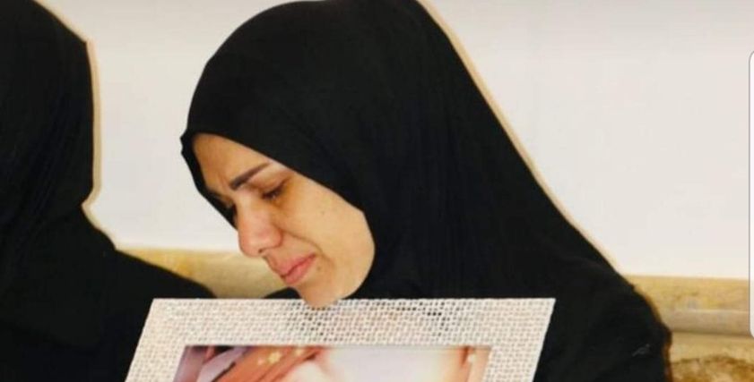 لينا  جابر والدة الطفلة مايا اسماعيل