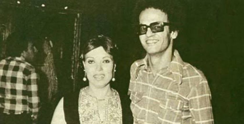 رجاء حسين وزوجها