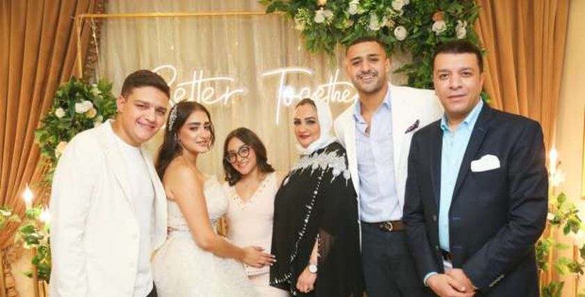 لقطات من حفل خطوبة فرح مصطفى كامل وقبطان بحري يوسف
