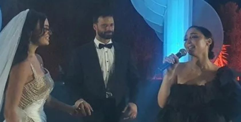 بسمة بوسيل في زفاف ميرنا نور الدين