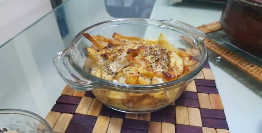 بطاطس بالجبنة