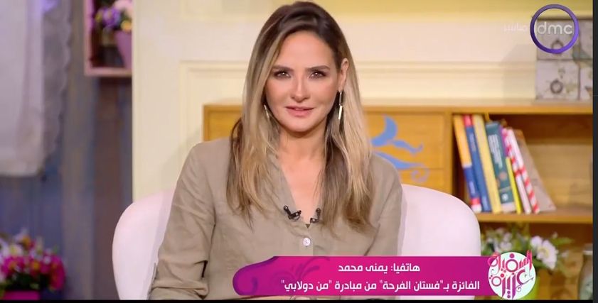 الفائزة بـ«فستان الفرحة» من مبادرة«من دولابي»