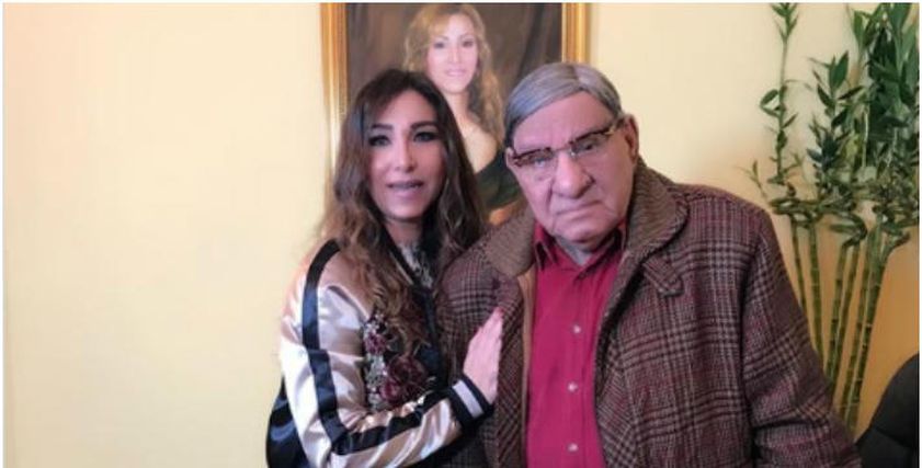 مفيد فوزي وابنته حنان