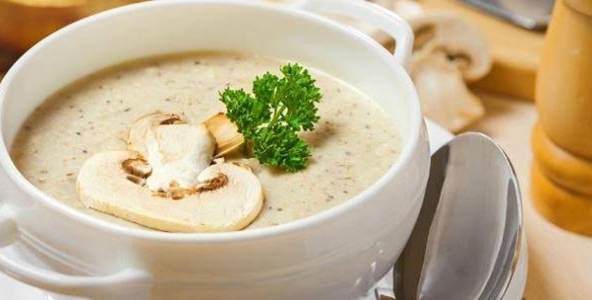 شوربة الكريمة بالمشروم