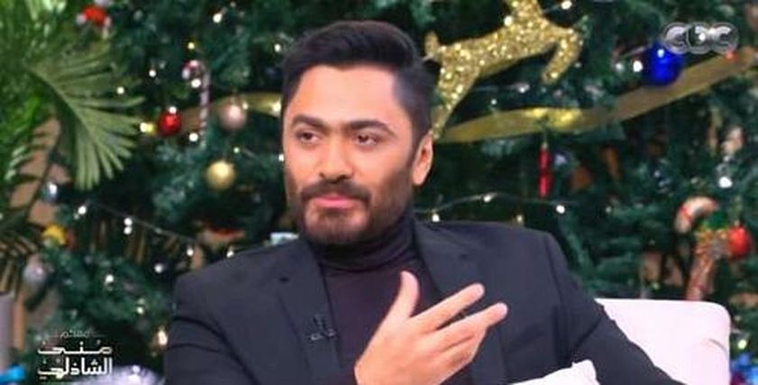 تامر حسني ونجله يتعرضان لأزمة صحية