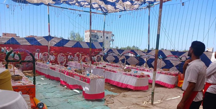 صورة من حفل الزفاف