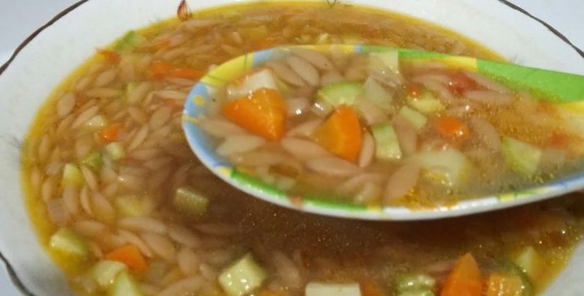 شوربة خضار بلسان العصفور