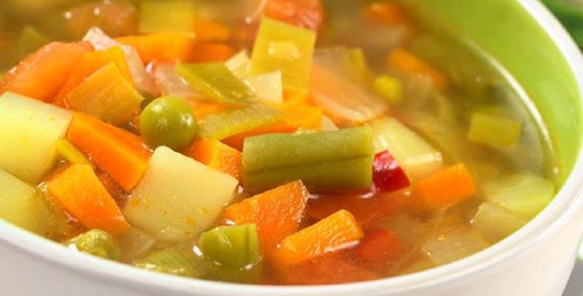 شوربة الخضار للمريض
