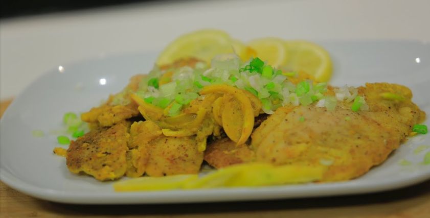 سمك فيليه بالمستردة