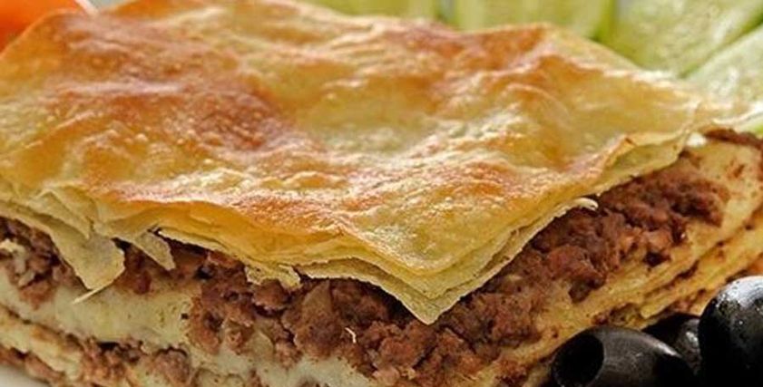 الجلاش المكشكش باللحمة المفرومة