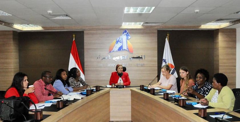 القومي للمرأة يستقبل وفد اللجنة القومية لحقوق الانسان بدولة زيمبابوي