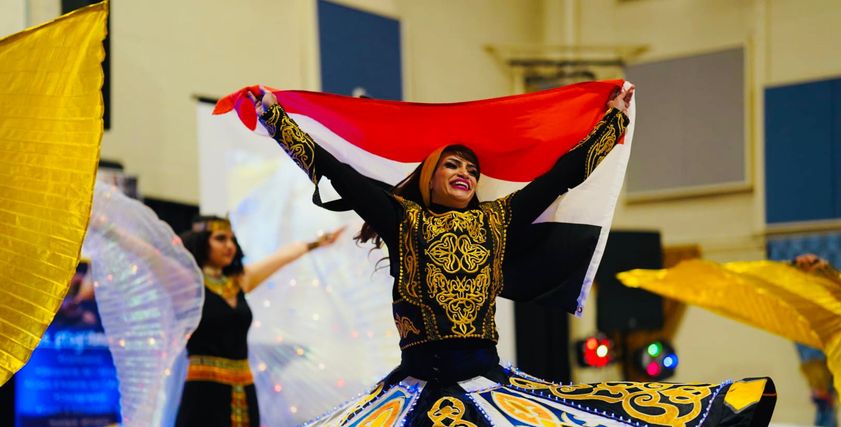 رضوى نصر مؤسسة الأكاديمية المصرية للرقص الفولكلوري بكندا