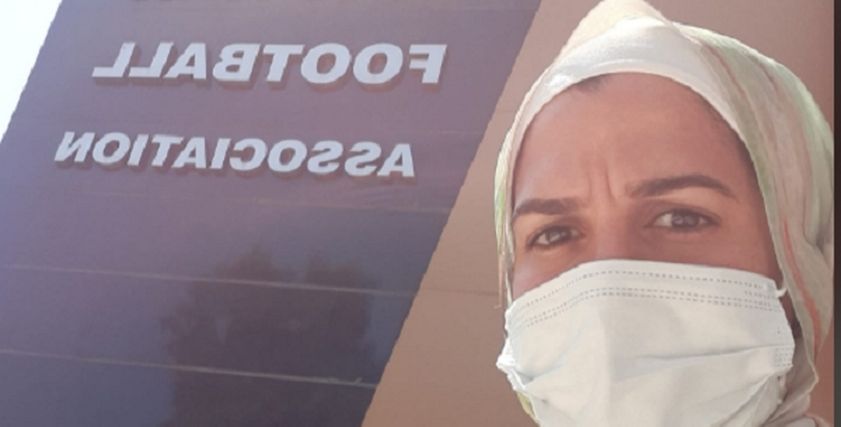 فدوى عصام الدين.. لاعبة كرة قدم نسائية بنادي مصر للطيران