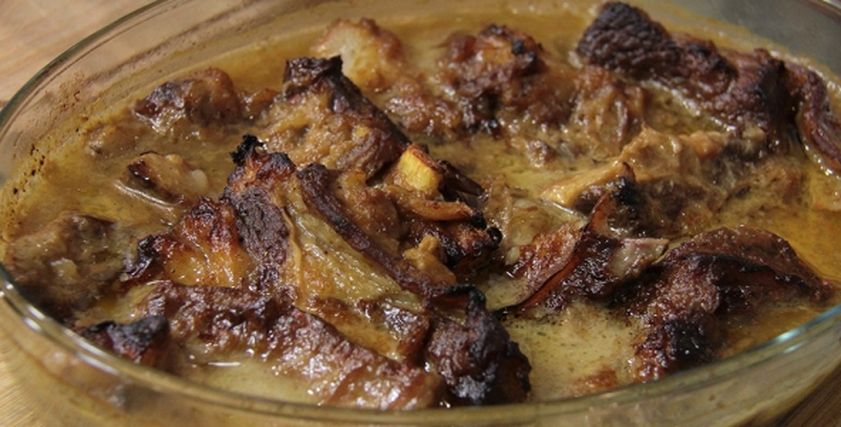 طريقة عمل طاجن اللحمة بالخوخ